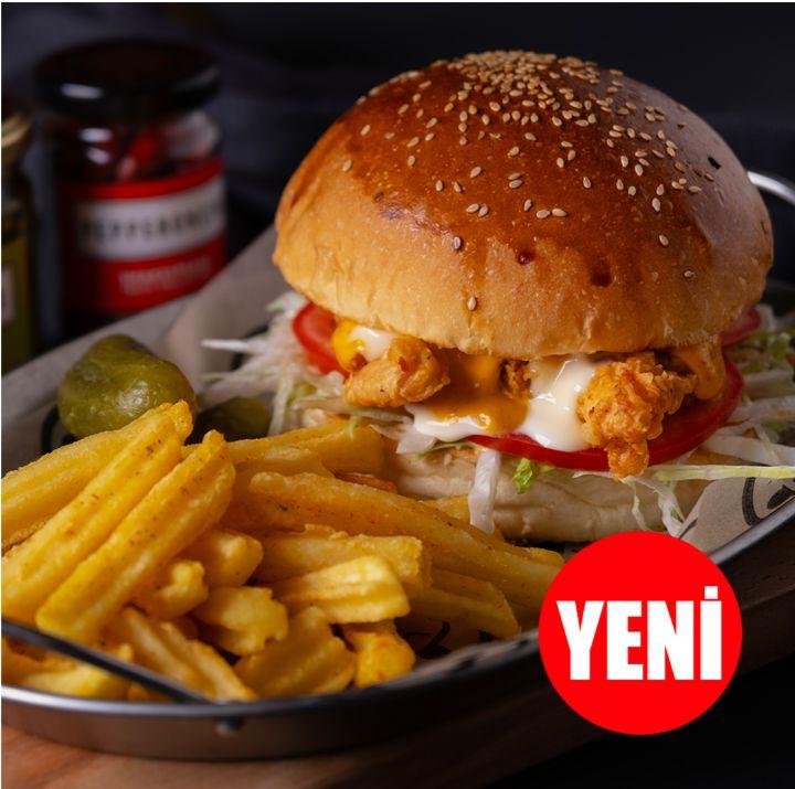 PERİ SOSLU ACILI TAVUK BURGER